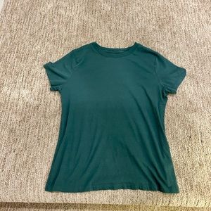 A New Day Green Crew Neck Tee, Medium